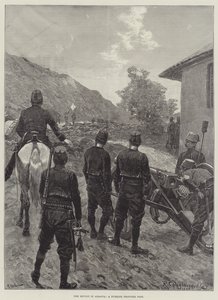 अल्बानिया में विद्रोह, एक तुर्की फ्रंटियर पोस्ट