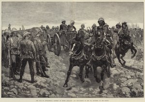 मार्च में 66 वीं रेजिमेंट की अफगानिस्तान में युद्ध, हॉर्स आर्टिलरी की बैटरी और टुकड़ी द्वारा रिचर्ड केटन वुडविले जूनियर
