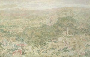 लाइकिया में प्राचीन शहर Tlos का एक दृश्य, 1883 द्वारा रिचर्ड डैड