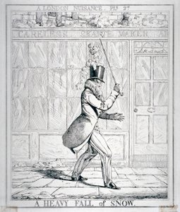 ए हैवी फॉल ऑफ स्नो, 1821 द्वारा रिचर्ड डाइटन