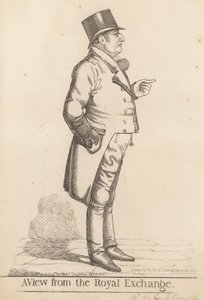ली ला चमेटे (f.1817); रॉयल एक्सचेंज, 1817 का एक दृश्य द्वारा रिचर्ड डाइटन