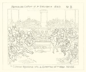 1849, कॉमन्स ने पूरे सदन की एक समिति में हल किया द्वारा रिचर्ड डॉयल