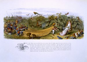 विलियम ऑलिंगम और एंड्रयू लैंग द्वारा &39;इन फेयरीलैंड: ए सीरीज ऑफ द एल्फ-वर्ल्ड&39; के चित्र द्वारा रिचर्ड डॉयल