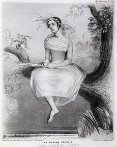 आधुनिक ओफेलिया या द डूमेड वन, 1845 द्वारा रिचर्ड डॉयल