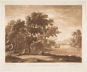 लैंडस्केप विथ फिगर, 1774। द्वारा रिचर्ड अर्लोम