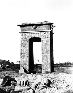 करक, मिस्र में मंदिर आर्क, 1863-1864