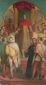 प्रिंस हेनरी (1387-1422) न्यायाधीश गैसकोइग्ने के प्राधिकारी को स्वीकार करते हैं (c.1350-1419) 1845 द्वारा रिचर्ड रेडग्रेव