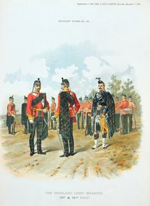 हाईलैंड लाइट इन्फैंट्री, पूरक से कला और नौसेना गजट, 7 दिसंबर, 1895 तक द्वारा रिचर्ड सिम्किन