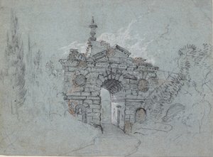 केव में बर्बाद आर्क, c1760s द्वारा रिचर्ड विल्सन