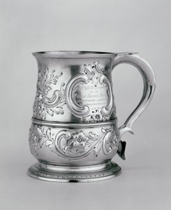 संभाला मग, 1740-41, पीछा किया और उत्कीर्ण c.1845 (चांदी) द्वारा रिचर्ड और कुक, थॉमस गुरनी