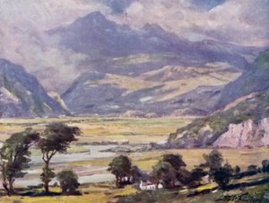 ट्रेथ मावर से स्नोडन (रंग लिथो) द्वारा रॉबर्ट (बाद में) फाउलर