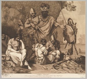 1 मई, 1781 को द लाइफ एंड डेथ ऑफ अ सोल्जर से सैनिक अंतिम संस्कार।