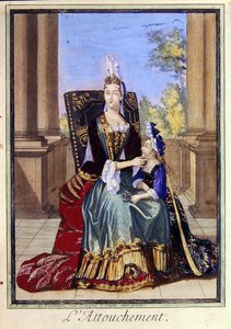 द फाइव सेंसेस: टच (रंग उत्कीर्णन)