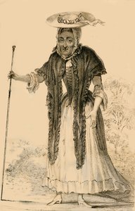 जेन लेवसन, उनकी उम्र और विशिष्टताओं के लिए उल्लेखनीय, 1821। द्वारा रॉबर्ट कूपर