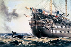 HMS 'Agamemnon' मूल अटलांटिक टेलीग्राफ केबल बिछा रहा है, 1857 1866