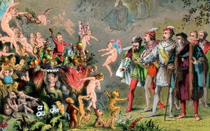 शेक्सपियर से टेम्पेस्ट का दृश्य, 1856-1858