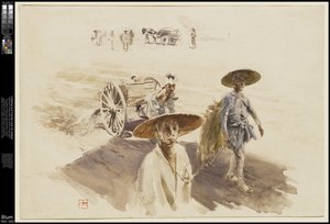 ए वाटरिंग कार्ट, 1890