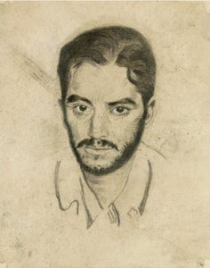 सेल्फ-पोर्ट्रेट, सी। 1905. द्वारा रॉबर्ट जेनिन