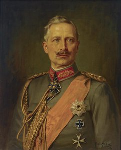 जर्मन सम्राट विल्हेम द्वितीय 1859-1941 का पोर्ट्रेट, किंग ऑफ प्रूसिया, 1911