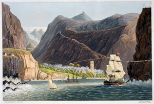 सड़कें, सेंट हेलेना, 1815 द्वारा रॉबर्ट हेवेल