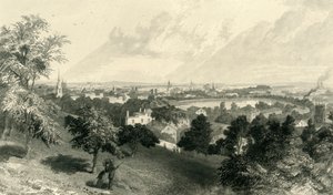प्रॉस्पेक्ट हिल से प्रोविडेंस का शहर, 1872।