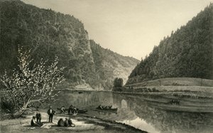 डेलावेयर वाटर गैप, 1872। द्वारा रॉबर्ट हिंसेलवुड