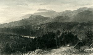 द स्मोकी पर्वत, उत्तरी कैरोलिना, 1872।