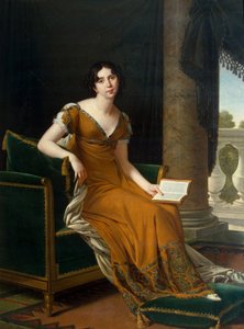 येलिज़ेव्टा डेमिडोवा का पोर्ट्रेट, c.1805 (कैनवास पर तेल) द्वारा रॉबर्ट लेफ़ेवरे