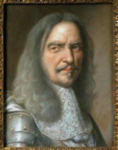 टॉवर ऑफ हेनर ऑफ औवर्गेन (1611-75) टुरेन का विस्काउंट (कागज पर पेस्टल)