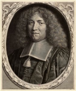 लुइस बाउचरट का पोर्ट्रेट 1616-1699, फ्रांस के चांसलर, 1677। द्वारा रॉबर्ट नेंटुइल