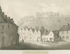 किनवर टाउन: सीपिया ड्राइंग, 1836