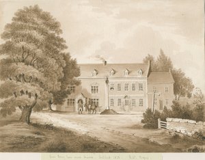 स्टॉरटन - "कांवर के पास स्टू पोनी इन": सीपिया वॉश ड्राइंग, 1828 द्वारा रॉबर्ट नोयस