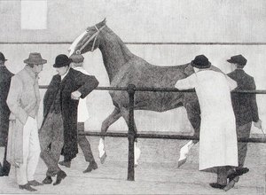 हॉर्स डीलर्स (वार्ड्स रिपोजिटरी नंबर 1) 1919 (लिथो) द्वारा रॉबर्ट पोलहिल बेवन