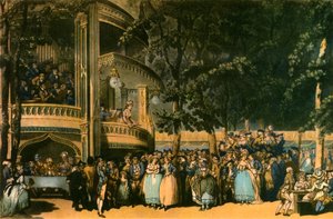 वॉक्सहॉल गार्डन, लैम्बेथ, c1785, 1942 द्वारा रॉबर्ट पोलार्ड