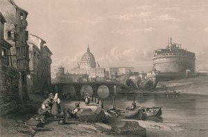 रोम, 1820। द्वारा रॉबर्ट सैंड्स