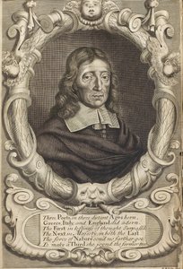 जॉन मिल्टन का पोर्ट्रेट 1608-1674। पैराडाइज लॉस्ट फ्रॉम पैराडाइज लॉस्ट, 1688।