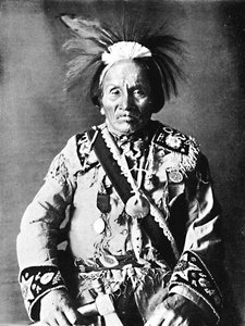 एक Iroquois प्रमुख, 1912