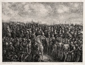 सीज़र और उसके कैदी, 1878। द्वारा रोडोलफे ब्रेज़िन