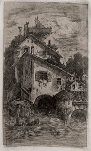 द मिल, 1866। द्वारा रोडोलफे ब्रेज़िन