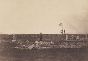 कब्रिस्तान, कैथकार्ट हिल, 1855, मुद्रित 1856। द्वारा रोजर फेंटन