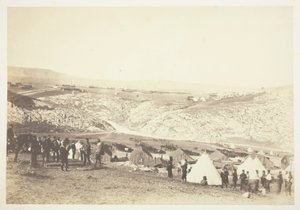 1855 में हॉर्स आर्टिलरी का पड़ाव। द्वारा रोजर फेंटन