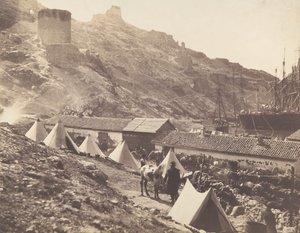 जेनोइस कैसल, बालाक्लावा, 1855। द्वारा रोजर फेंटन