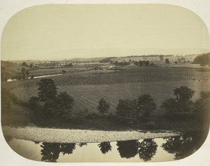 रिबल और पेंडले हिल की घाटी, 1859। द्वारा रोजर फेंटन