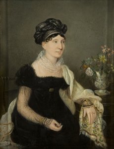 मैडम कैटालानी, c.1821 (मिलबोर्ड पर तेल)