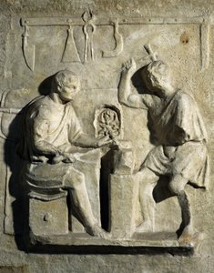 लोहार, आधार-राहत, रोमन सभ्यता, दूसरी शताब्दी द्वारा उपन्यास