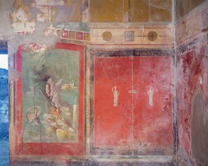 हेसेपेराइड्स के बगीचे में हरक्यूलिस, प्रीस्ट एमैंडस के घर से, c.15 BC-50 AD द्वारा उपन्यास