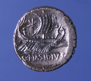 एक गैली का प्रतिनिधित्व। पोम्पीयस द ग्रेट (Gneo Pompeo Great or Pompey .) द्वारा उपन्यास