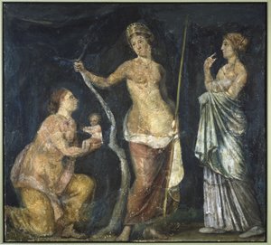 द अर्नोइस का जन्म, नीरो के गोल्डन हाउस से टुकड़ा, रोम, c.64-68 द्वारा उपन्यास