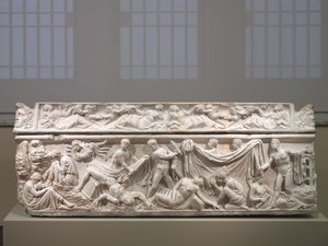 सरकोफैगस, c.100-125 (ग्रीक संगमरमर) द्वारा रोमन इंपीरियल काल