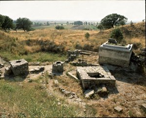 मंदिर और बलि की वेदी द्वारा रोमन रोमन
